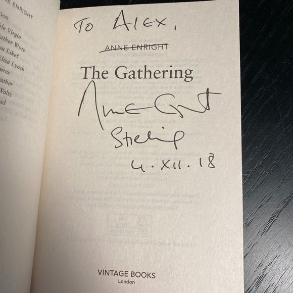 The Gathering by Anne Enright (Signed) free add on - Picture 2 of 3